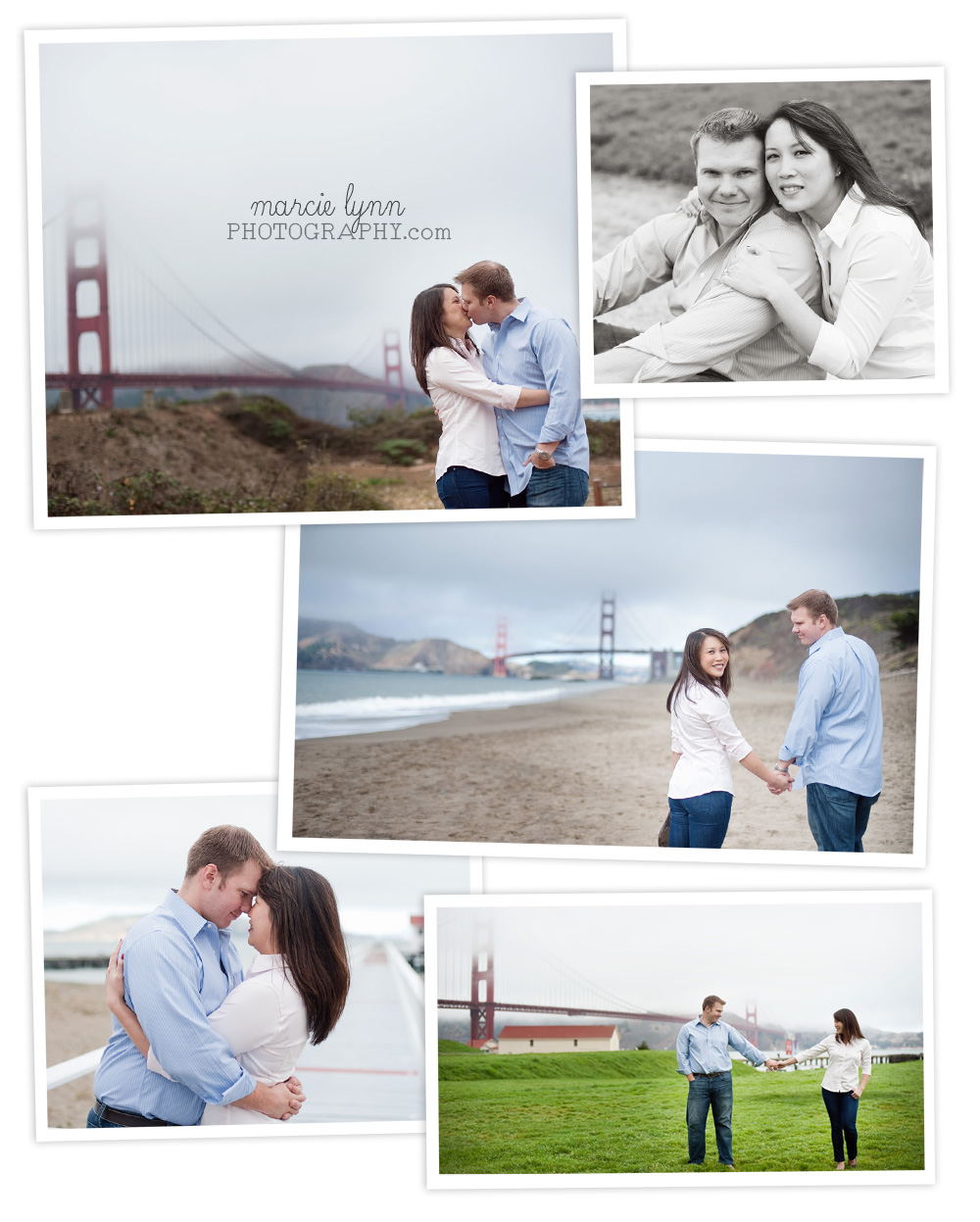 San Francisco Engagement Session - Golden Gate Bridge 